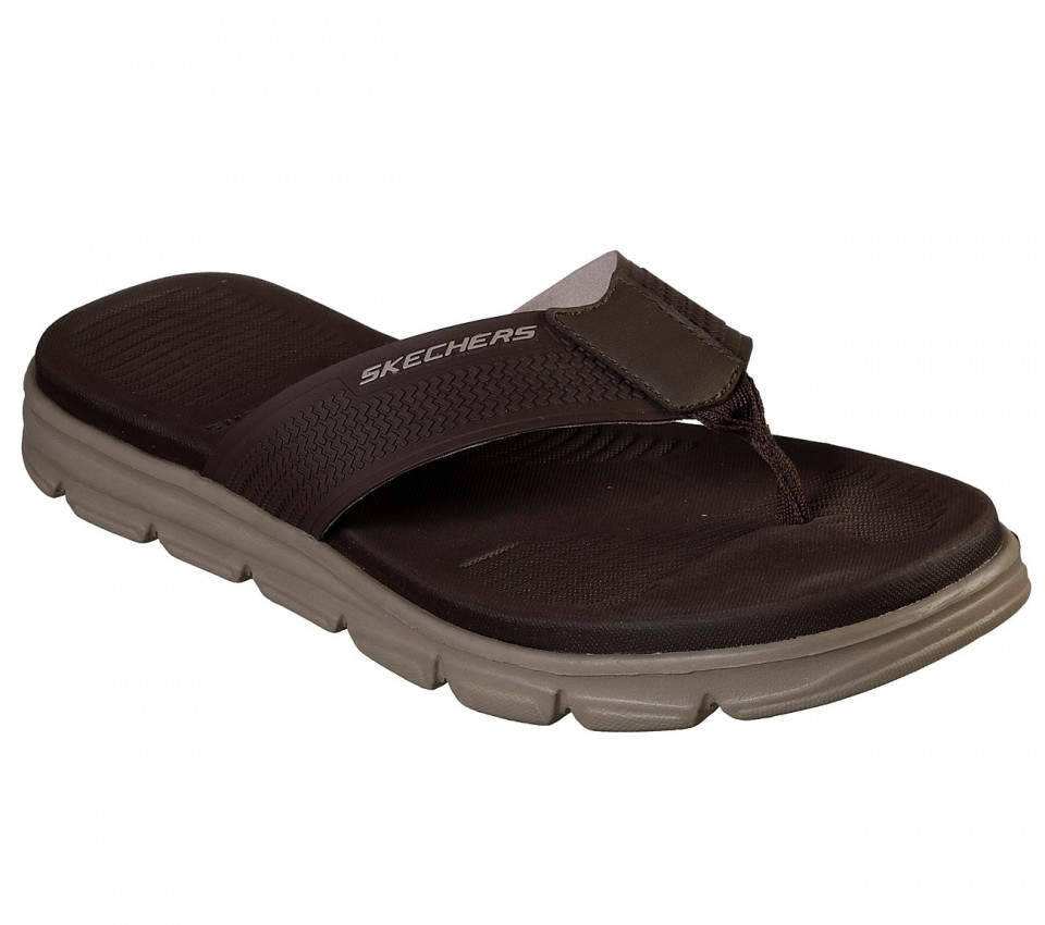 Sketchers mens hot sale brown